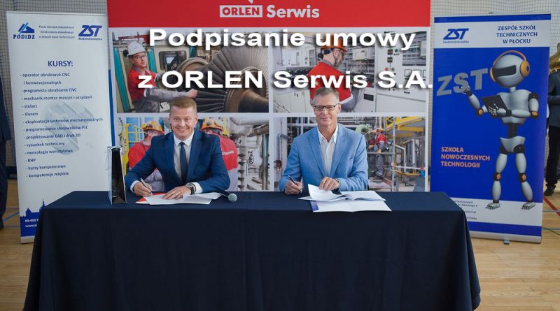 Podpisanie umowy o współpracy z Orlen Serwis
